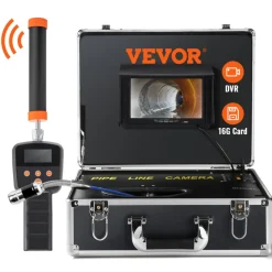 VEVOR Sewer Camera with 512Hz Locator, 131 ft/40 m, 7