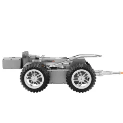 VEVOR Sewer Pipe Inspection Robot, 394FT Pipeline Detection Crawling Robot with 2MP Front/Rear Cameras & Touchscreen Tablet, IP68 Plumbing Camera with Lights & Distance Counter for Industrial Pipes