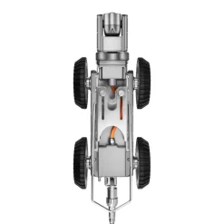 VEVOR Sewer Pipe Inspection Robot, 197FT Pipeline Detection Crawling Robot with 2MP Front/Rear Cameras & Touchscreen Tablet, IP68 Plumbing Camera with Lights & Distance Counter for Industrial Pipes