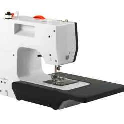 VEVOR Sewing Machine, Portable Sewing Machine for Beginners with 38 Built-in Stitches & Reverse Sewing, Dual Speed Sewing Machine with Extension Table Foot Pedal, Accessory Kit Family Home Travel