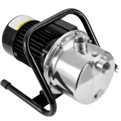 VEVOR Shallow Well Pump, 1.1 HP 115V, 978 GPH 131 ft Height, 40psi Max Pressure, Portable Stainless Steel Sprinkler Booster Jet Pumps for Garden Lawn Irrigation system, Lake Fountain, Water Transfer
