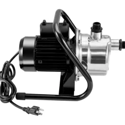 VEVOR Shallow Well Pump, 1.5 HP 115V, 1200 GPH 164 ft Height, 87 psi Max Pressure, Portable Stainless Steel Sprinkler Booster Jet Pumps for Garden Lawn Irrigation system, Lake Fountain, Water Transfer