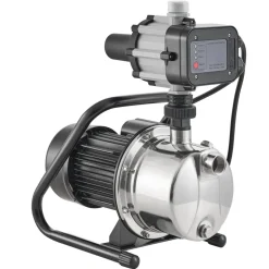 VEVOR Shallow Well Pump, 1HP 115V, 1200 GPH 145 ft Head, Portable Stainless Steel Sprinkler Booster Jet Pumps with Automatic Controller for Garden Lawn Irrigation system, Water Transfer