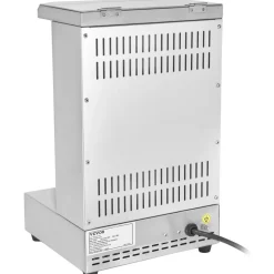 VEVOR Shawarma Grill Machine, Vertical Chicken Shawarma Cooker Machine Countertop, Electric Stainless Steel Broiler Gyro Rotisserie Oven Doner Kebab Machine, for Home Restaurant Kitchen Parties
