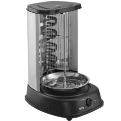VEVOR Shawarma Grill Machine, Vertical Chicken Shawarma Cooker Machine Countertop, Electric Stainless Steel Broiler Gyro Rotisserie Oven Doner Kebab Machine, for Home Restaurant Kitchen Parties
