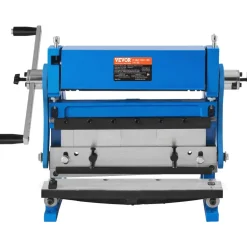 VEVOR Sheet Metal Brake, 12-inch, 3-In-1 Combination Shear Brake Roll Machine, 20-Gauge Capacity Shear Press Brake with 90° Max Bending Angle, Shears and Slip Roll Machine for Shear Bending Rolling