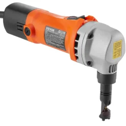 VEVOR Sheet Metal Nibbler, 550W Powerful 2200 RPM High Speed, 360 Degree Rotation Electric Nibbler Metal Cutter, Straight Curve and Circle Cutting for Stainless Steel, Aluminum, Plastic, Wood Board