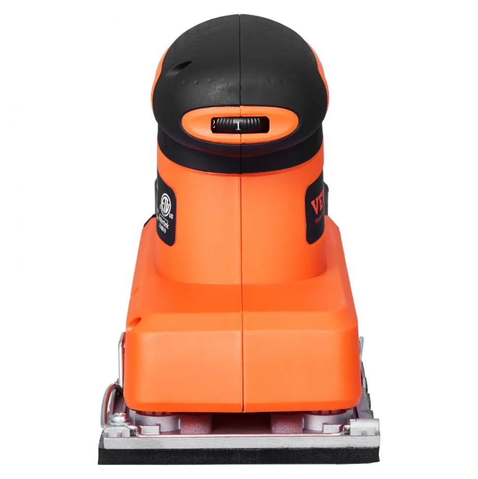 VEVOR Sheet Sander, 1/2 Sheet 2.5A Electric Sander for Woodworking, Max. 12000RPM Variable Speed Sheet Finishing Sander with Sandpaper and Dust Box for Wood Polishing Sanding