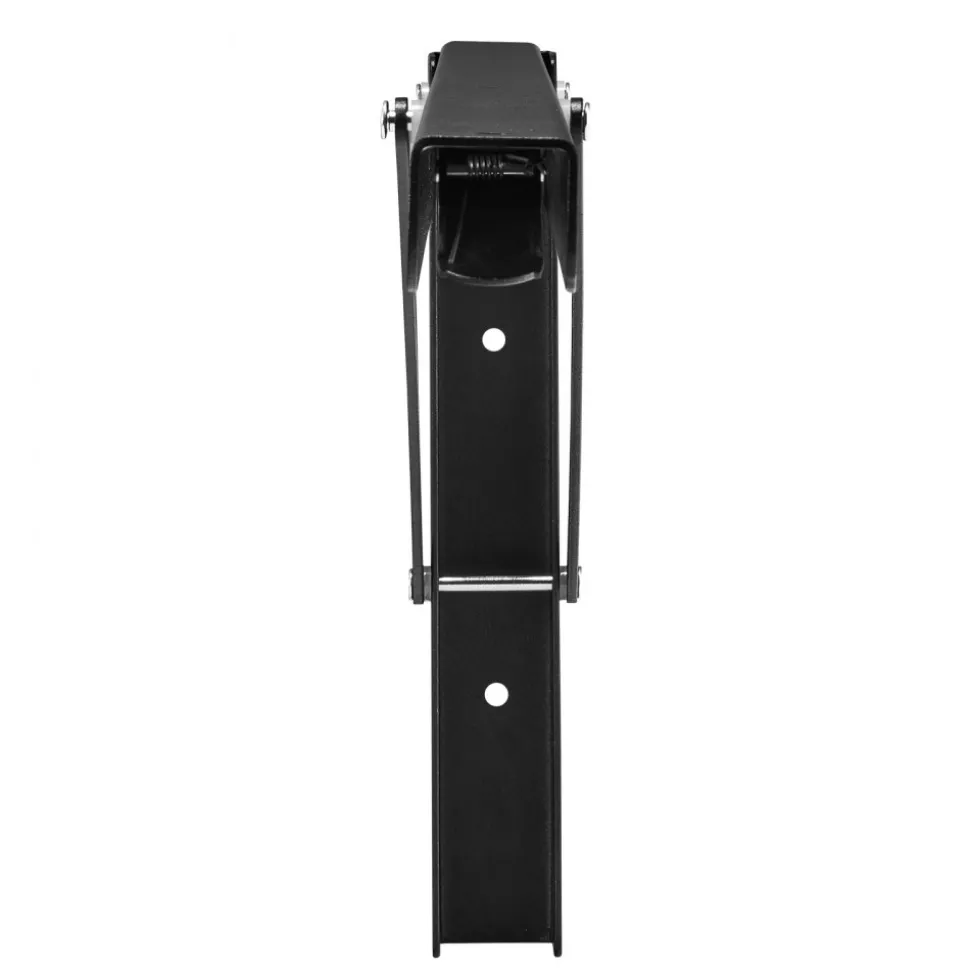 VEVOR Shelf Bracket Foldable, 24” L 2 Pcs , Heavy Duty Floating Shelf Brackets, Brackets for Shelves, 5mm Thick Matte Black L Shelf Bracket,Steel Shelving Brackets with 300 lbs Load Capacity