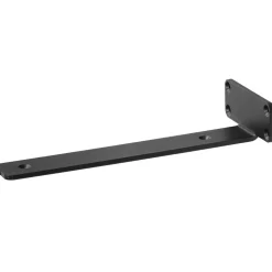 VEVOR Shelf Bracket, 10”L x 4”W x 1.6”H, 6 Pcs Heavy Duty Floating Shelf Brackets, Brackets for Shelves, 5mm Thick Matte Black L Shelf Bracket,Steel Shelving Brackets with 160 lbs Load Capacity