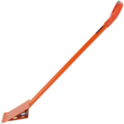 VEVOR Shingle Shovel 2 Pack, D-Grip Handle Shingle Roof Ripper, High Hardness 45# Steel & Lightweight Easy Tearing Off Roofing & Nails Tool, ideal for Commercial and Residential Use,Orange