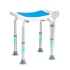 VEVOR Shower Chair, Adjustable Height Shower Stool, Shower Seat for Inside Shower or Tub, Non-Slip Bench Bathtub Stool Seat for Elderly Disabled Handicap, 350 LBS Capacity