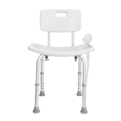 VEVOR Shower Chair, Shower Seat with Back, Adjustable Height Shower Stool, Shower Chair for Inside Shower Bathtub, Non-slip Bathroom Bench Bath Chair for Elderly Disabled Handicap, 350 lbs Capacity