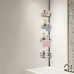 VEVOR Shower Corner Caddy Tension Pole, 56