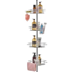 VEVOR Shower Corner Caddy Tension Pole, 42