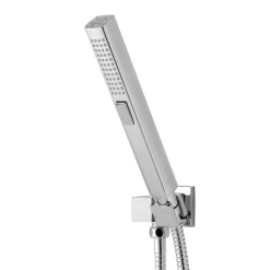 VEVOR Shower Faucet Set, 10 Inch Ceiling Mount Rainfall Shower System with 6 Body Jets and 2 in 1 Handheld Spray, Rotatable 3-Function Rain Head System Set, Complete Brass Valve and Trim Kit, Chrome