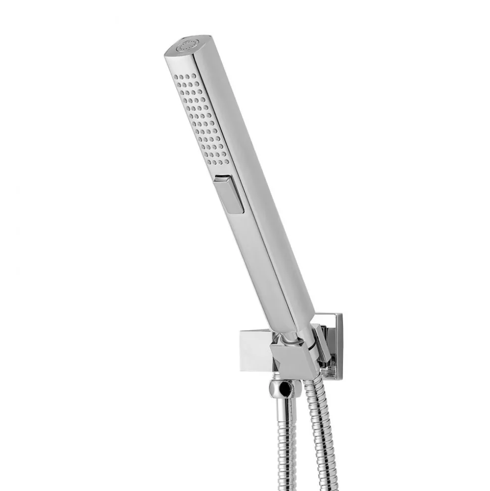 VEVOR Shower Faucet Set, 12 Inch Thermostatic Ceiling Mount Rainfall Shower System with 6 Inch Wall Mount Head and 2 in 1 Handheld Spray, 3-Function Dual Rain Head Brass Valve and Trim Kit, Chrome