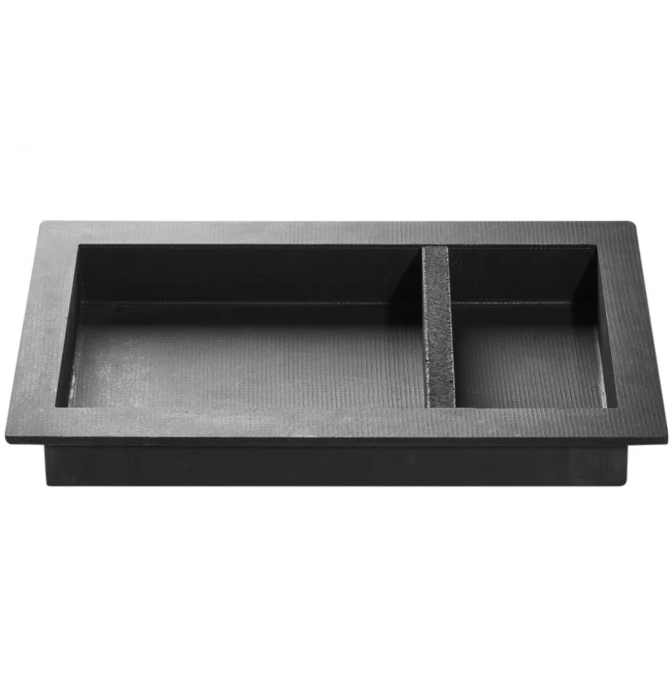 VEVOR Shower Niche, 16 x 28 x 4 inch Recessed Wall Niche with Movable Divider Shelf, Modern Soap & Shampoo Storage Organizer, Square Corners, Sealed Waterproof Design, Black for Bathroom Shower