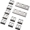 VEVOR Shredder Blades, Alloy Steel Shredder Machine Blade Kit with 9 Rotating and 2 Fixed Blades, High-Hardness SKD-11 Blade, Compatible with Model 180 Plastic Grinder, for ABS, PP, PVC & Nylon