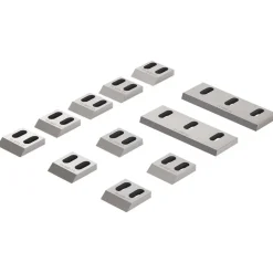 VEVOR Shredder Blades, Alloy Steel Shredder Machine Blade Kit with 9 Rotating and 2 Fixed Blades, High-Hardness SKD-11 Blade, Compatible with Model 180 Plastic Grinder, for ABS, PP, PVC & Nylon