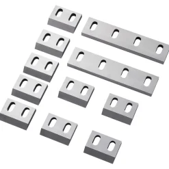 VEVOR Shredder Blades, Alloy Steel Shredder Machine Blade Kit with 9 Rotating and 2 Fixed Blades, High-Hardness SKD-11 Blade, Compatible with Model 300 Plastic Grinder, for ABS, PP, PVC & Nylon