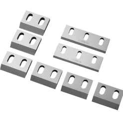 VEVOR Shredder Blades, Alloy Steel Shredder Machine Blade Kit with 6 Rotating and 2 Fixed Blades, High-Hardness SKD-11 Blade, Compatible with Model 250 Plastic Grinder, for ABS, PP, PVC & Nylon