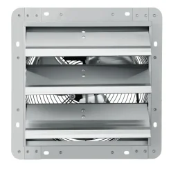 VEVOR 12'' Shutter Exhaust Fan, High-speed 1000 CFM, Aluminum Wall Mount Attic Fan with AC-motor, Ventilation and Cooling for Greenhouses, Garages, Sheds, Shops, FCC