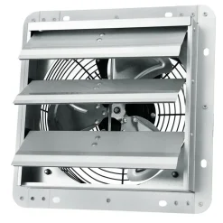 VEVOR 10'' Shutter Exhaust Fan, High-speed 820 CFM, Aluminum Wall Mount Attic Fan with AC-motor, Ventilation and Cooling for Greenhouses, Garages, Sheds, Shops, FCC