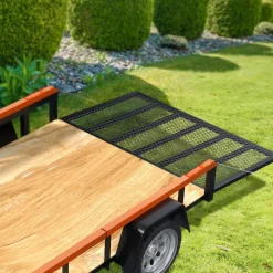 VEVOR 2-Sided Trailer Tailgate Lift Assist, 360 lbs Load Capacity, Compatible with Open Utility Trailer Tailgate and Ramp, with 10 to 24 Inch Heights Side Rail and 4 to 6 Feet Height Tail Gate or Ramp