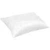 VEVOR Silk Pillowcase, 100% Pure Mulberry Silk Pillow Case, 26 in x 20 in Standard Silky Pillow Case for Hair and Skin, Smooth, Soft and Breathable Pillowcase with Hidden Zipper, for Sleeping (White)