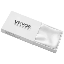VEVOR Silk Pillowcase, 100% Pure Mulberry Silk Pillow Case, 26 in x 20 in Standard Silky Pillow Case for Hair and Skin, Smooth, Soft and Breathable Pillowcase with Hidden Zipper, for Sleeping (White)