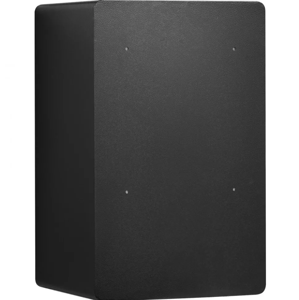 VEVOR Single Door 3.5 cu.ft Safe Box with Key Lock & Password, Safe Lock Box with Fireproof Bag, Key Rack, LED Light, and 2 Shelves for Money, Documents, Jewelry, and Valuables, Black