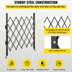 VEVOR Single Folding Security Gate, 48