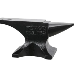 VEVOR Single Horn Anvil, 25lbs Cast Steel Anvil, High Hardness Rugged Round Horn Anvil for Blacksmiths, with Stable Base, Metal Working Tool for Metal Bending, Shaping, Twisting, Craft Projects
