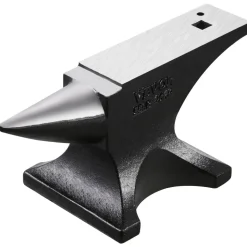 VEVOR Single Horn Anvil 55Lbs, Cast Iron Anvil Blacksmith Withstands Heavy Blows,Anvil Rugged Round Horn Anvil Blacksmith Jewelers Metalsmith Tool, for Sale Forge Tools and Equipment
