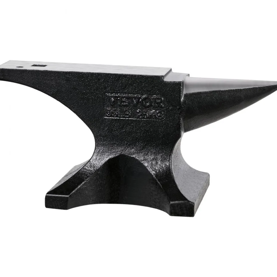 VEVOR Single Horn Anvil 55Lbs, Cast Iron Anvil Blacksmith Withstands Heavy Blows,Anvil Rugged Round Horn Anvil Blacksmith Jewelers Metalsmith Tool, for Sale Forge Tools and Equipment