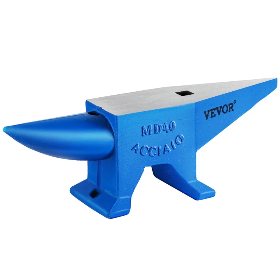 VEVOR Single Horn Anvil 86Lbs Steel Anvil Blacksmith for Sale Forge Steel Tools and Equipment Anvil Rugged Blacksmith Jewelers Durable and Robust Metal Working Tool