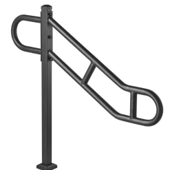 VEVOR Single Post Handrail for Outdoor 1-3 Steps, 40.5