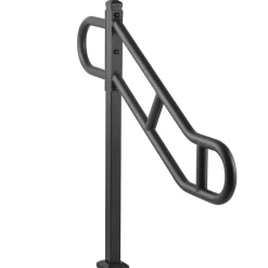 VEVOR Single Post Handrail for Outdoor 1-3 Steps, 40.5