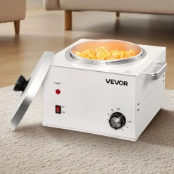 VEVOR Single Pot Wax Warmer, 3000ML 300W Professional Wax Warmer for Hair Removal, 32 ℉ - 212℉ Adjustable Electric Waxing Heater with 100PCS Waxing Sticks for Home Use, Beauty Salon, Spa