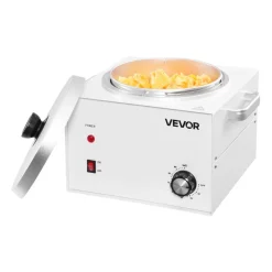 VEVOR Single Pot Wax Warmer, 3000ML 300W Professional Wax Warmer for Hair Removal, 32 ℉ - 212℉ Adjustable Electric Waxing Heater with 100PCS Waxing Sticks for Home Use, Beauty Salon, Spa
