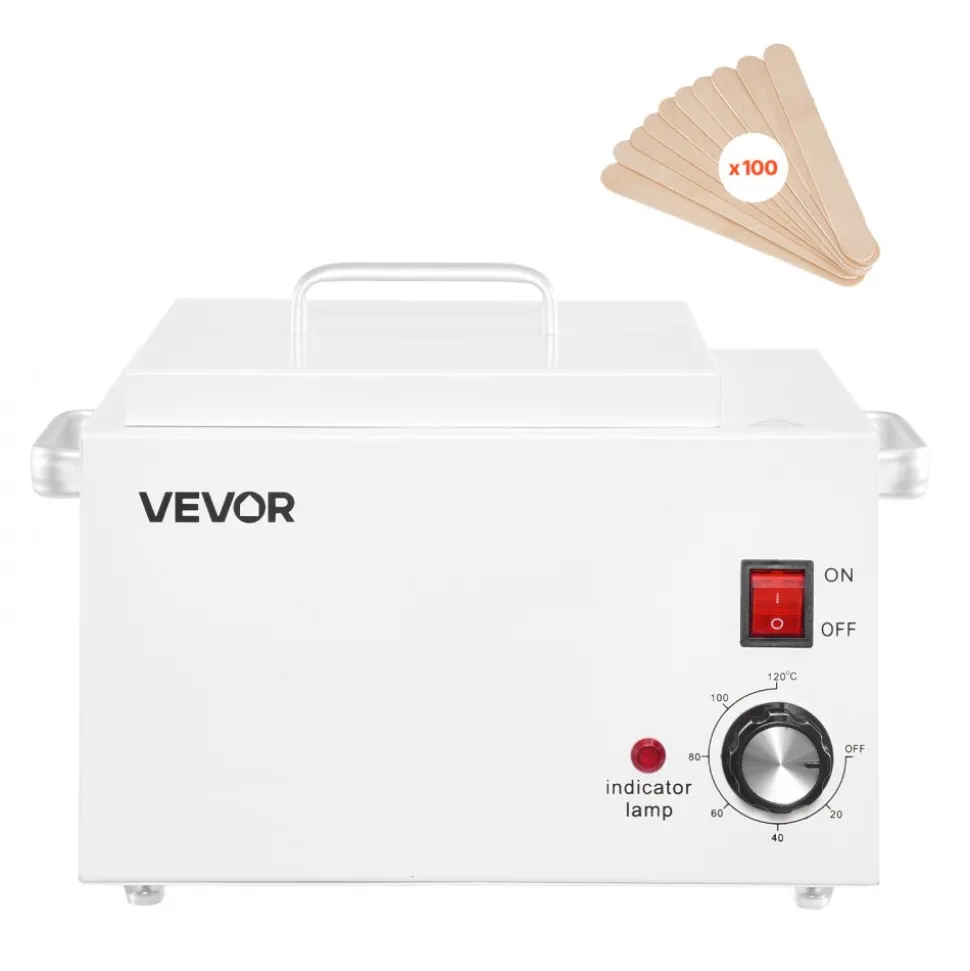 VEVOR Single Wax Warmer, 3000ML 300W Professional Wax Warmer for Hair Removal, 32 ℉- 248 ℉ Adjustable & Non-Stick Waxing Heater Pot with 100PCS Waxing Sticks for Home Use, Beauty Salon, Spa