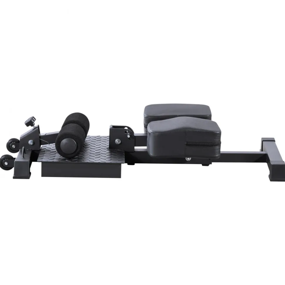 VEVOR Sissy Squat Machine, Multi-Function Deep Sissy Squat Bench for Leg Muscle Training, Easy Setup & Foldable Core Waistline & Glute Workout Equipment, Leg Exercise Machine for Home Gym, Black
