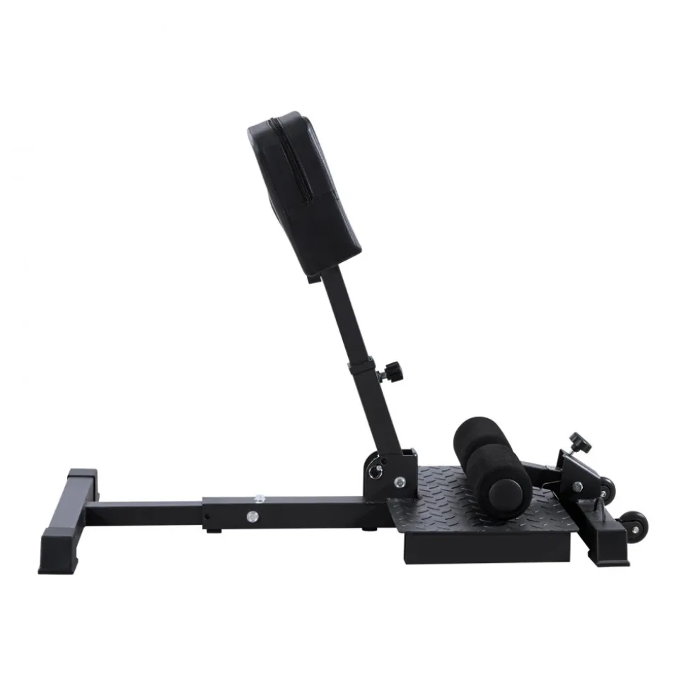 VEVOR Sissy Squat Machine, Multi-Function Deep Sissy Squat Bench for Leg Muscle Training, Easy Setup & Foldable Core Waistline & Glute Workout Equipment, Leg Exercise Machine for Home Gym, Black