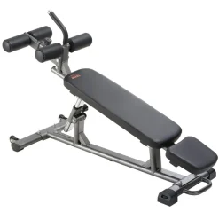 VEVOR Sit Up Bench, Decline Ab Bench with Reverse Crunch Handle, with 4 Adjustable Height Settings, Heavy Duty Steel, 1000 Lbs Capacity, for Home Gym Workouts, Strength Training, Full Body Muscles