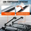 VEVOR Ski and Snowboard Roof Rack, 31.7-Inch Universal Ski Rack for Car Roof Fit Most Crossbars, Carry up to 6 Pairs of Skis or 4 Snowboards, Aluminum Snowboard Ski Rack with Lock & Rubber Padding