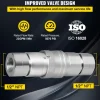 VEVOR Skid Steer Hydraulic Quick Connect 1/2" Body Hydraulic Coupler 1/2" NPT Hydraulic Coupling Quick Connect 8 Pairs Hydraulic Quick Coupler 27.6 MPa (ISO 16028) (8 Pairs)