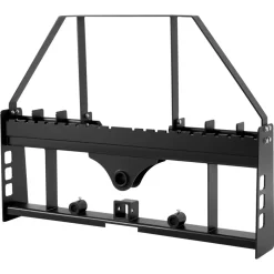 VEVOR Skid Steer Pallet Fork Frame, 4000 lbs Rated Capacity, 45-inch Pallet Fork Frame Attachments with 2-inch Hitch Receiver & Spear Sleeves, Fit for Quick Attach Tractor Loaders, Frame Only
