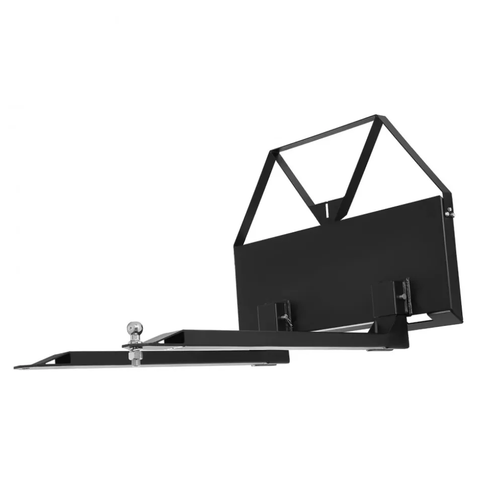 VEVOR Skid Steer Pallet Forks, 2600 lbs Rated Capacity, Pallet Fork Frame Attachment with 48-inch Pallet Forks Blades, 1-7/8 inch Ball Hitch Receiver, Quick Tach Connection for Skid Steers, Tractors