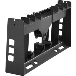 VEVOR Skid Steer Pallet Frame, 4000 lbs Rated Load Capacity, 45-inch Pallet Fork Frame Attachments with 2-inch Hitch Receiver & Spear Sleeves, Fit for Loaders Tractors Quick Attach Mount, Frame Only